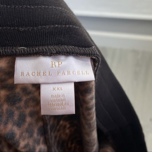 NWT Rachel Parcell Fleece Joggers Leopard Print Size XXL - Picture 5 of 5
